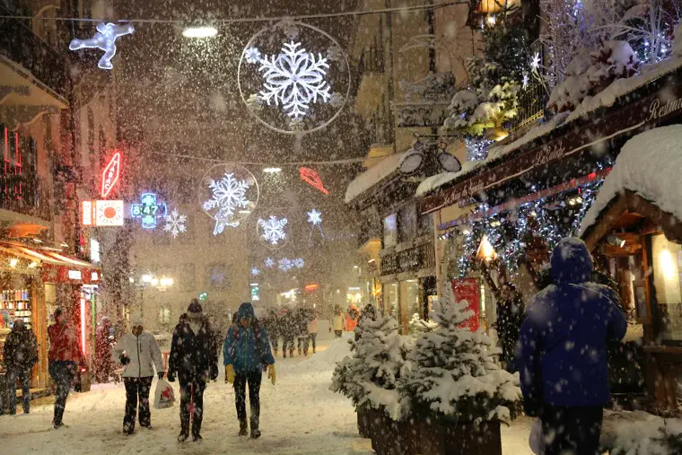 Chamonix at Christmas