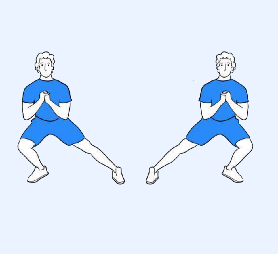 lateral lunges