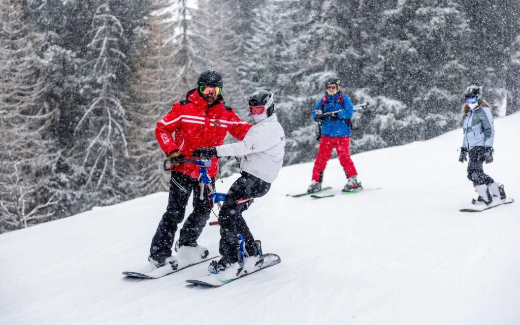Adaptive snowboarding